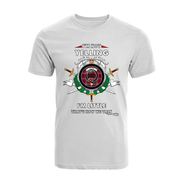 Little Tartan Crest T-shirt - I m not yelling style Online Hot Sale - Image 3