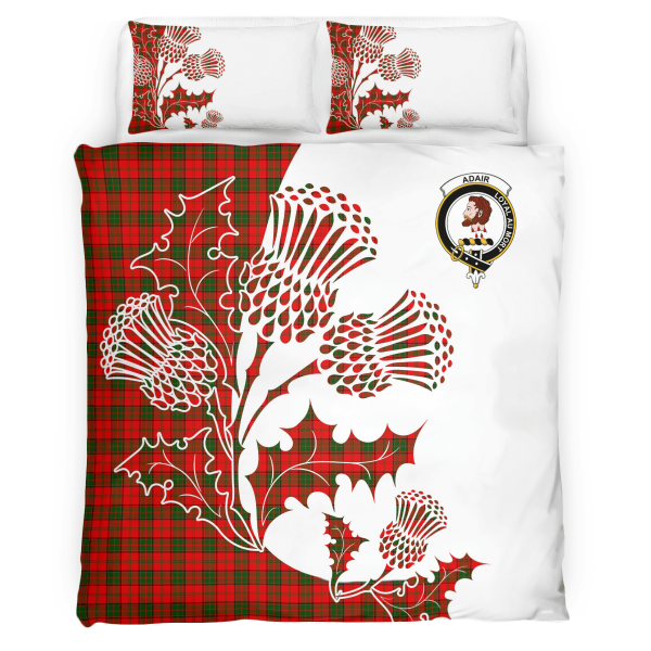 Adair Tartan Crest Bedding Set - Thistle Style on Sale - Image 4