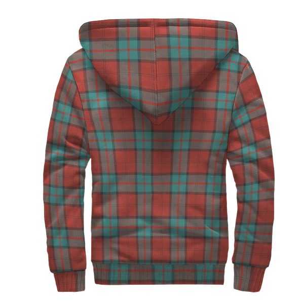 Dunbar Ancient Tartan Crest Sherpa Hoodie Online - Image 2