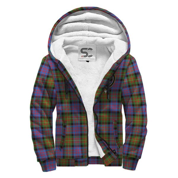 Carnegie Ancient Tartan Crest Sherpa Hoodie For Sale
