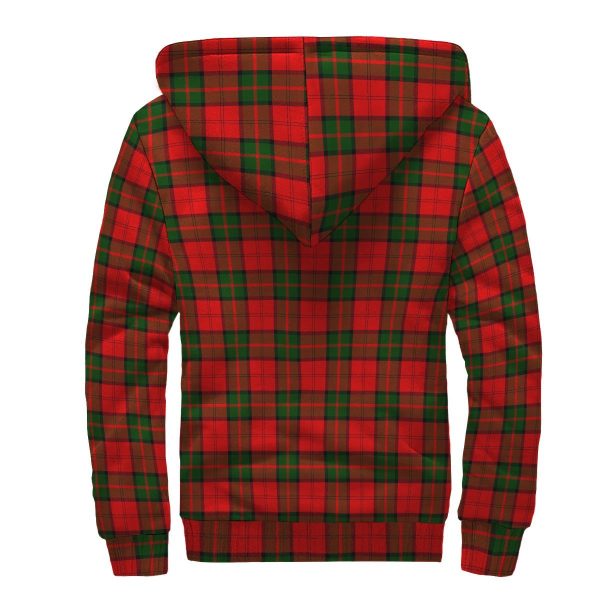 Dunbar Modern Tartan Crest Sherpa Hoodie Fashion - Image 2
