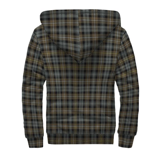 Campbell Argyll Weathered Tartan Crest Sherpa Hoodie Online Sale - Image 2