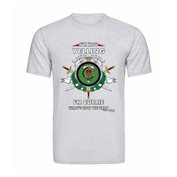 Currie Tartan Crest T-shirt - I m not yelling style Fashion - Image 5