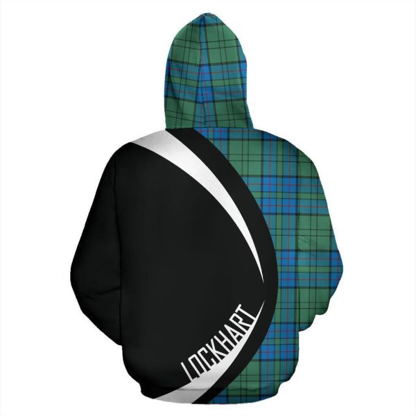 Lockhart Tartan Crest Zipper Hoodie - Circle Style Hot on Sale - Image 3