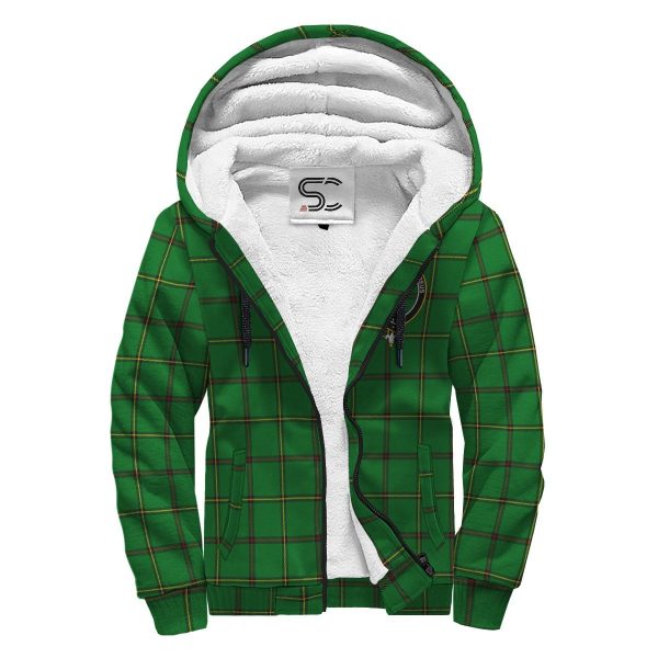 Don (Tribe-of-Mar) Tartan Crest Sherpa Hoodie Online Sale