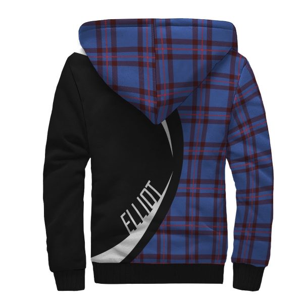 Elliot Modern Tartan Crest Sherpa Hoodie - Circle Style Cheap - Image 2
