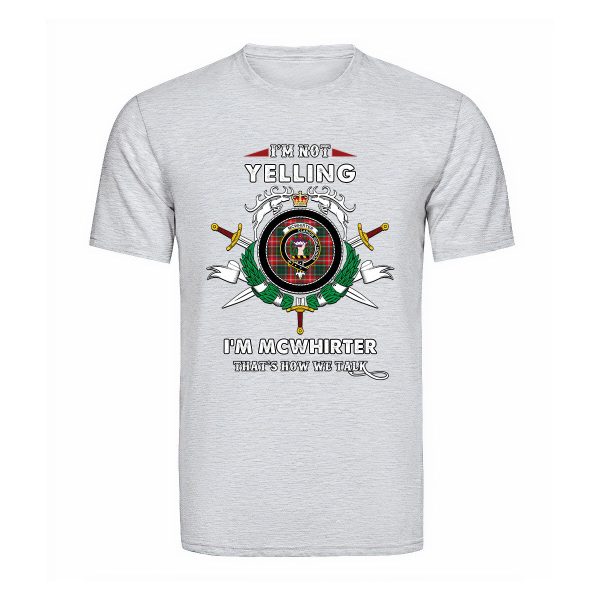 McWhirter Tartan Crest T-shirt - I m not yelling style For Cheap - Image 5