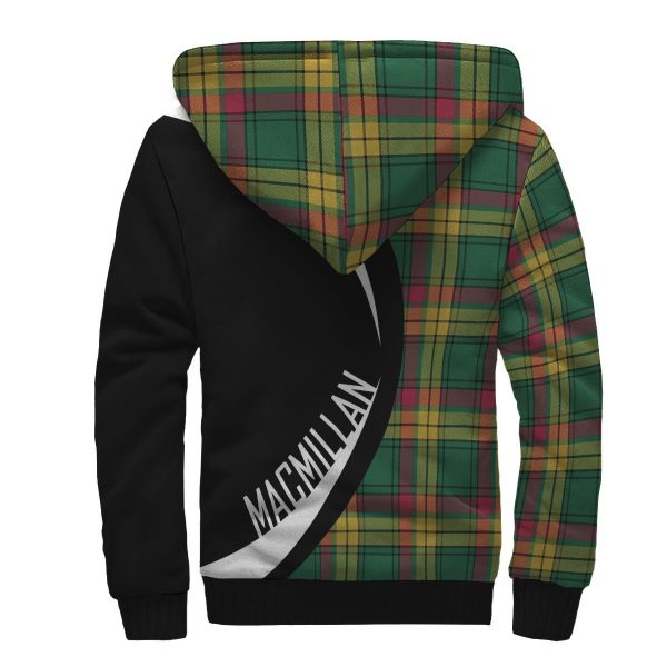 MacMillan Old Ancient Tartan Crest Sherpa Hoodie - Circle Style Hot on Sale - Image 2