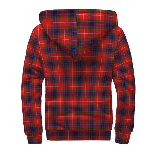 Fraser Modern Tartan Crest Sherpa Hoodie on Sale - Image 2