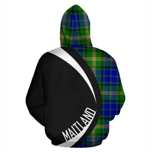 Maitland Tartan Crest Hoodie - Circle Style Discount - Image 3