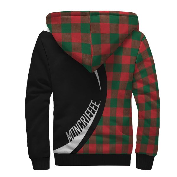 Moncrieffe Tartan Crest Sherpa Hoodie - Circle Style For Cheap - Image 2