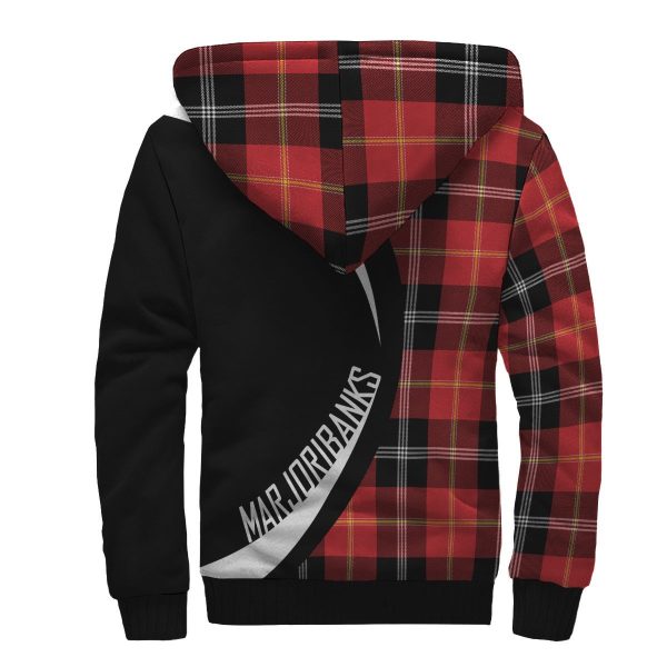 Marjoribanks Tartan Crest Sherpa Hoodie - Circle Style Sale - Image 2