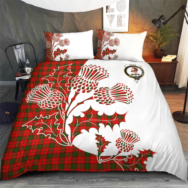 Adair Tartan Crest Bedding Set - Thistle Style on Sale - Image 2