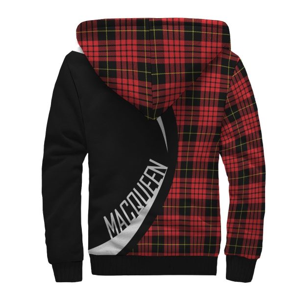 MacQueen Modern Tartan Crest Sherpa Hoodie - Circle Style Cheap - Image 2