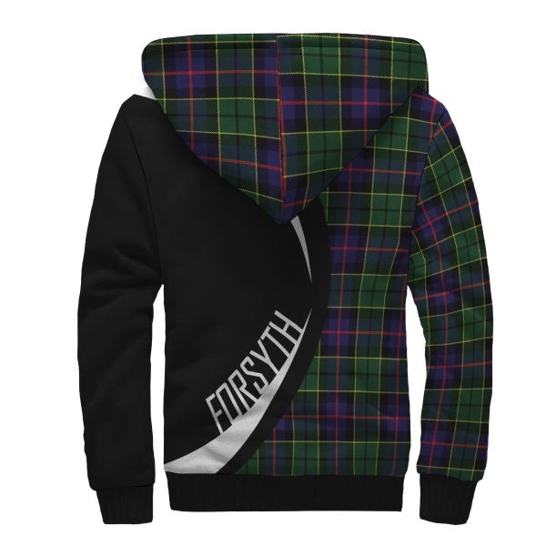 Forsyth Modern Tartan Crest Sherpa Hoodie - Circle Style For Cheap - Image 2