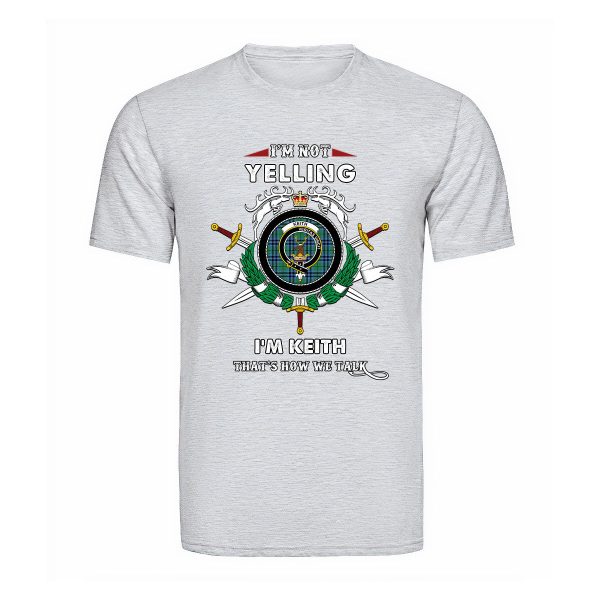 Keith Tartan Crest T-shirt - I m not yelling style Sale - Image 5