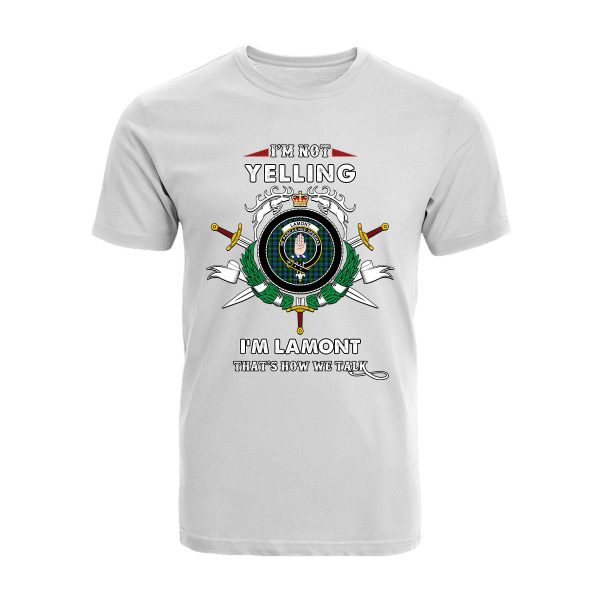 Lamont Ancient 2 Tartan Crest T-shirt - I m not yelling style Online - Image 3