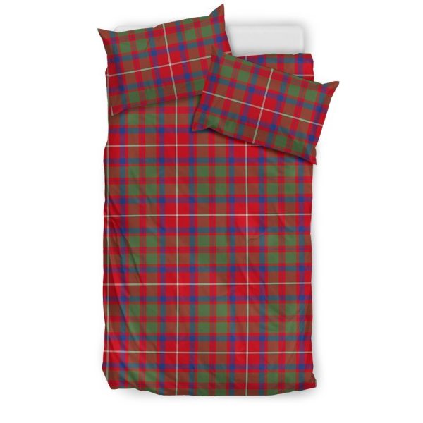 Shaw Red Modern Tartan Bedding Set on Sale - Image 3
