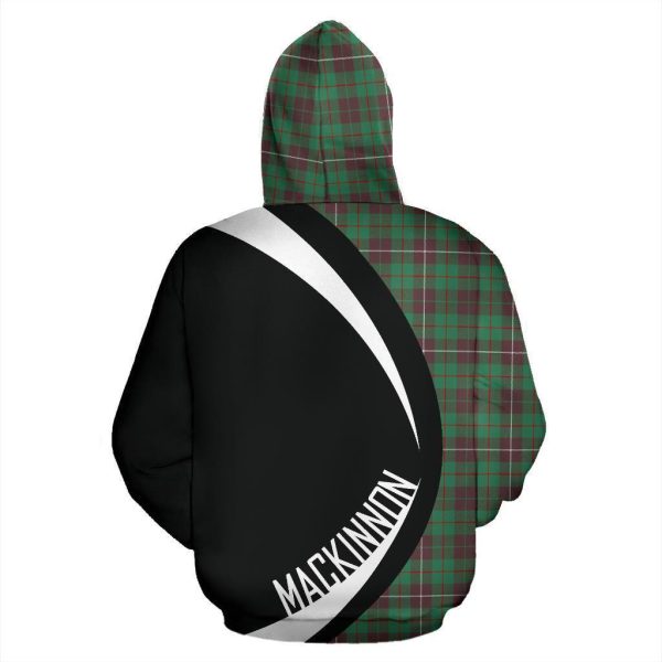 MacKinnon Hunting Ancient Tartan Crest Zipper Hoodie - Circle Style Supply - Image 3