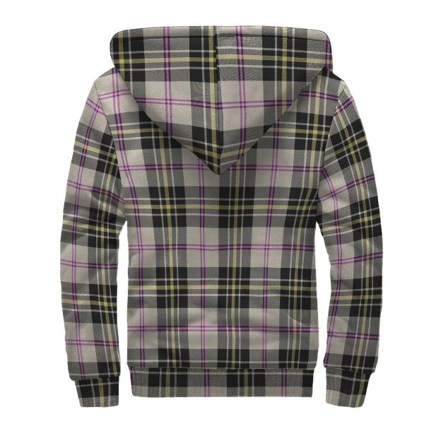 MacPherson Dress Ancient Tartan Crest Sherpa Hoodie Online - Image 2