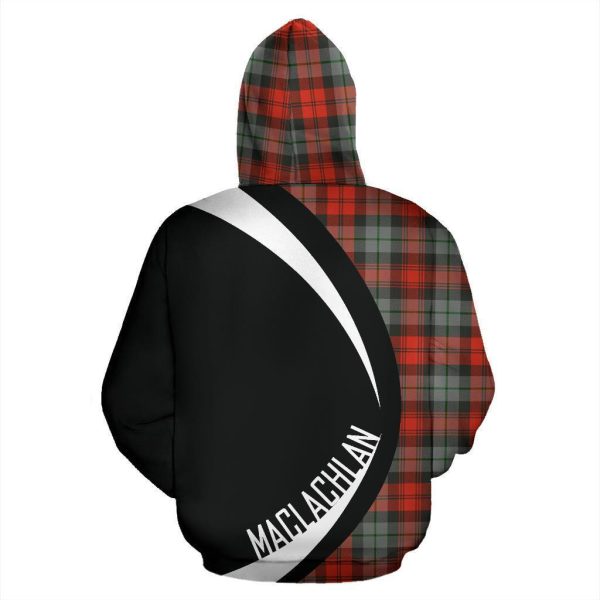 MacLachlan Weathered Tartan Crest Zipper Hoodie - Circle Style Online Hot Sale - Image 3