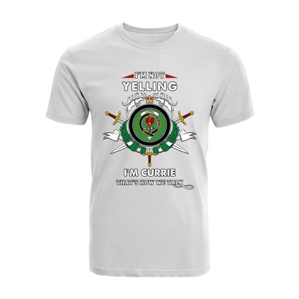 Currie Tartan Crest T-shirt - I m not yelling style Fashion - Image 3