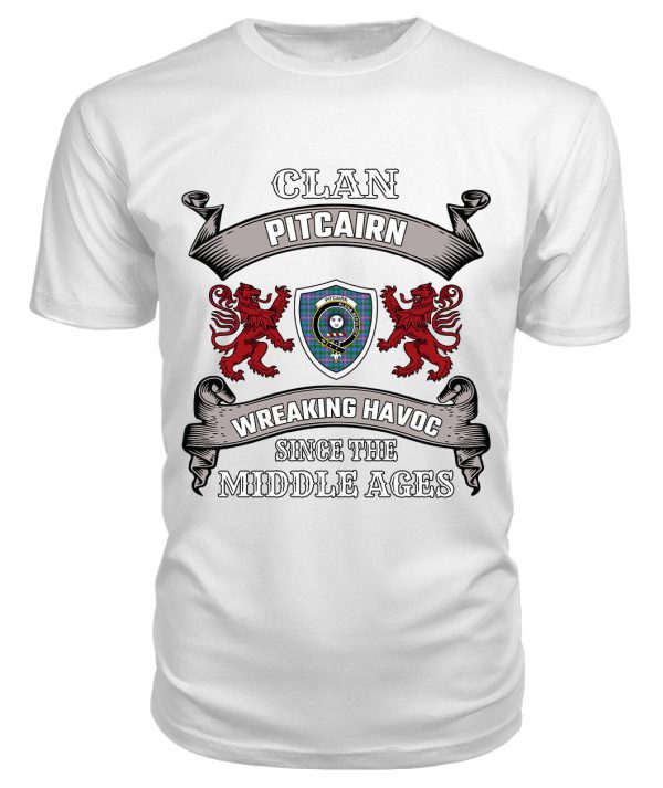 Pitcairn Family Tartan - 2D T-shirt Online - Image 3