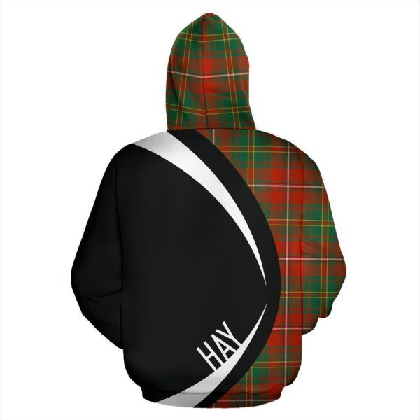 Hay Ancient Tartan Crest Zipper Hoodie - Circle Style For Cheap - Image 3