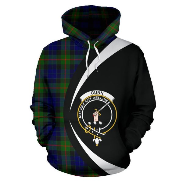 Gunn Modern Tartan Crest Hoodie - Circle Style For Cheap - Image 2