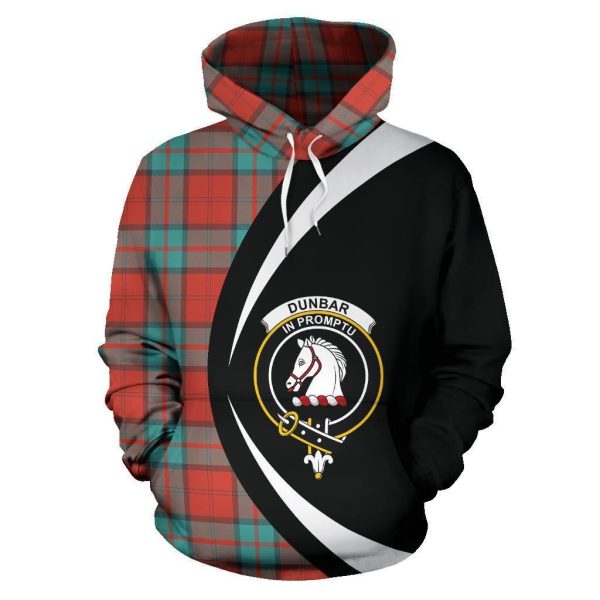 Dunbar Ancient Tartan Crest Hoodie - Circle Style Hot on Sale - Image 2