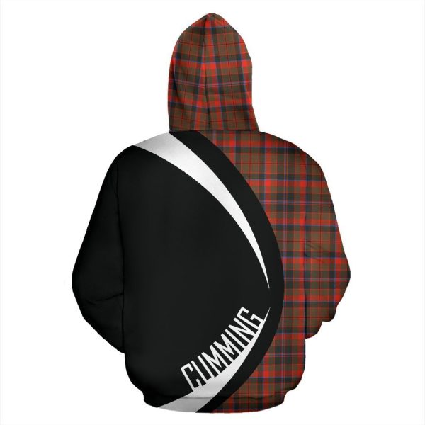 Cumming Hunting Weathered Tartan Crest Zipper Hoodie - Circle Style Online Sale - Image 3