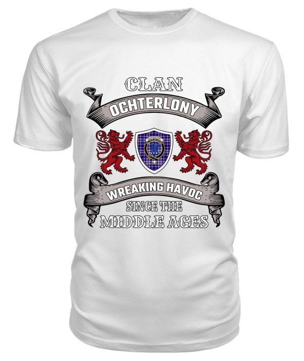 Ochterlony Family Tartan - 2D T-shirt Online - Image 3