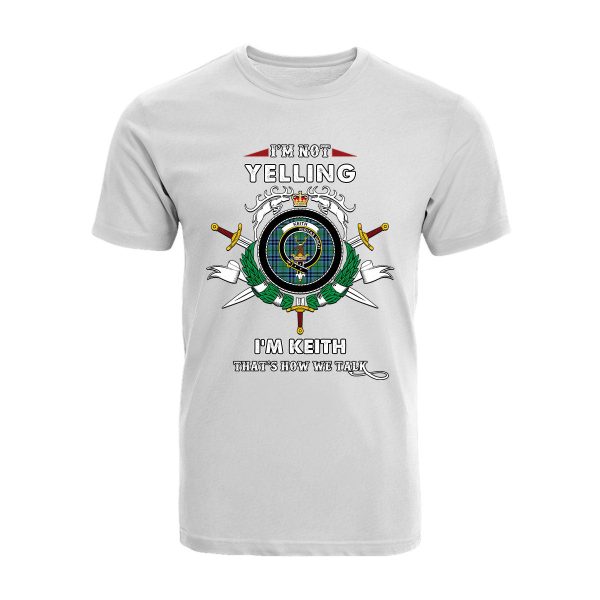 Keith Tartan Crest T-shirt - I m not yelling style Sale - Image 3