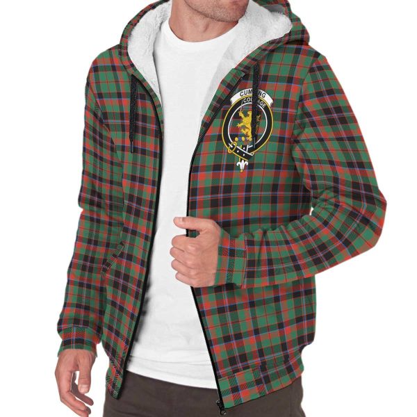 Cumming Hunting Ancient Tartan Crest Sherpa Hoodie Discount - Image 3