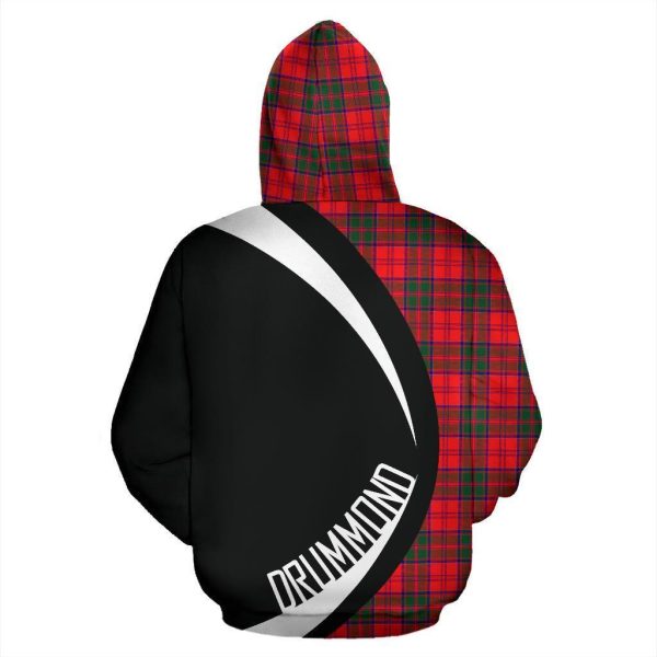 Drummond Modern Tartan Crest Hoodie - Circle Style Online now - Image 3