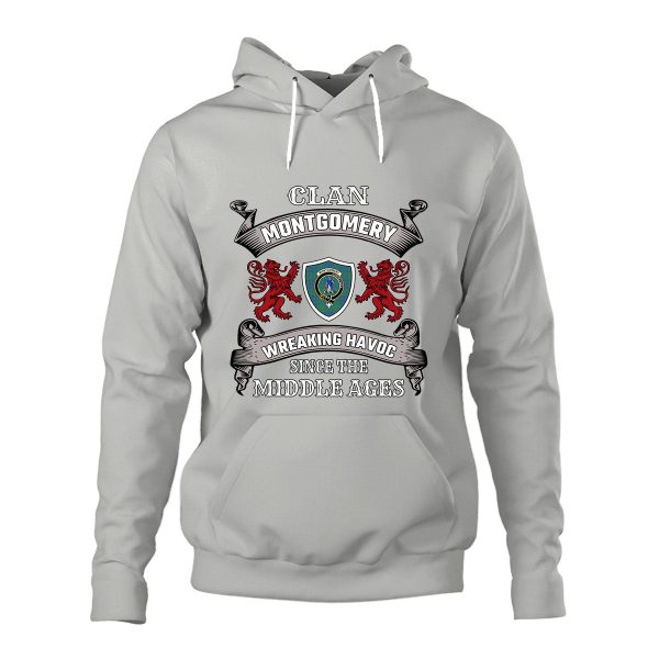 Montgomery Family Tartan - 2D Unisex Hoodie Hot on Sale