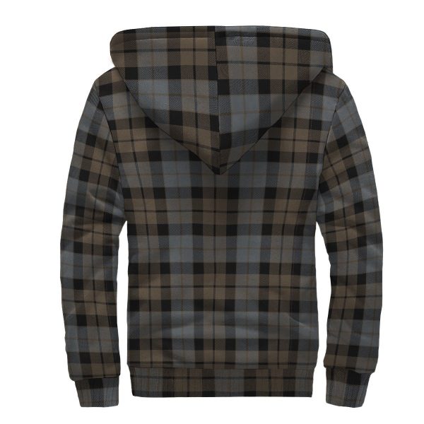 MacKay Weathered Tartan Crest Sherpa Hoodie For Sale - Image 2