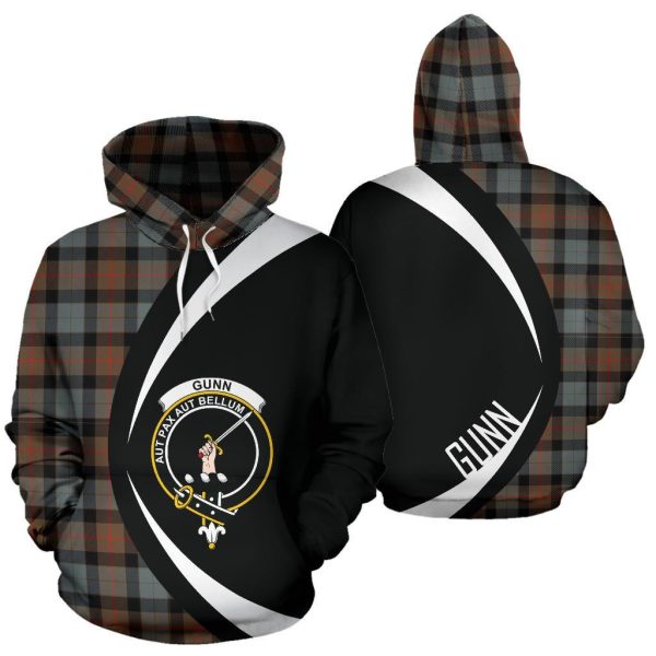 Gunn Weathered Tartan Crest Hoodie - Circle Style Supply
