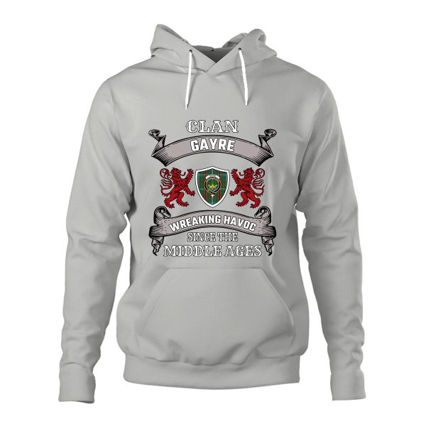 Gayre Family Tartan - 2D Unisex Hoodie Online Hot Sale