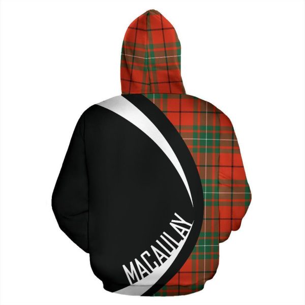 MacAulay Ancient Tartan Crest Hoodie - Circle Style Supply - Image 3