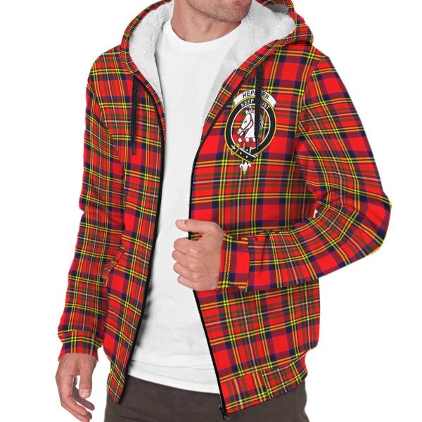 Hepburn Tartan Crest Sherpa Hoodie Online Sale - Image 3