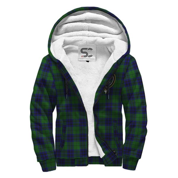Keith Modern Tartan Crest Sherpa Hoodie For Discount