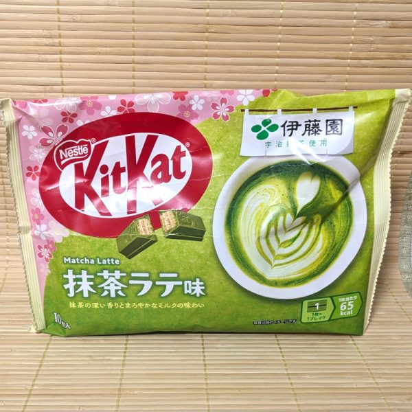 Kit Kat - Matcha Latte (10 Mini Bar Bag) Sale