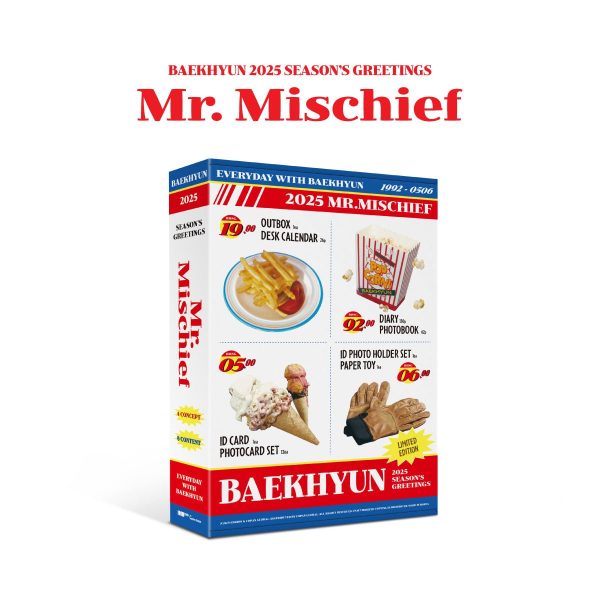 BAEKHYUN - 2025 SEASON S GREETINGS [Mr. Mischief]   GIFT Fashion - Image 2